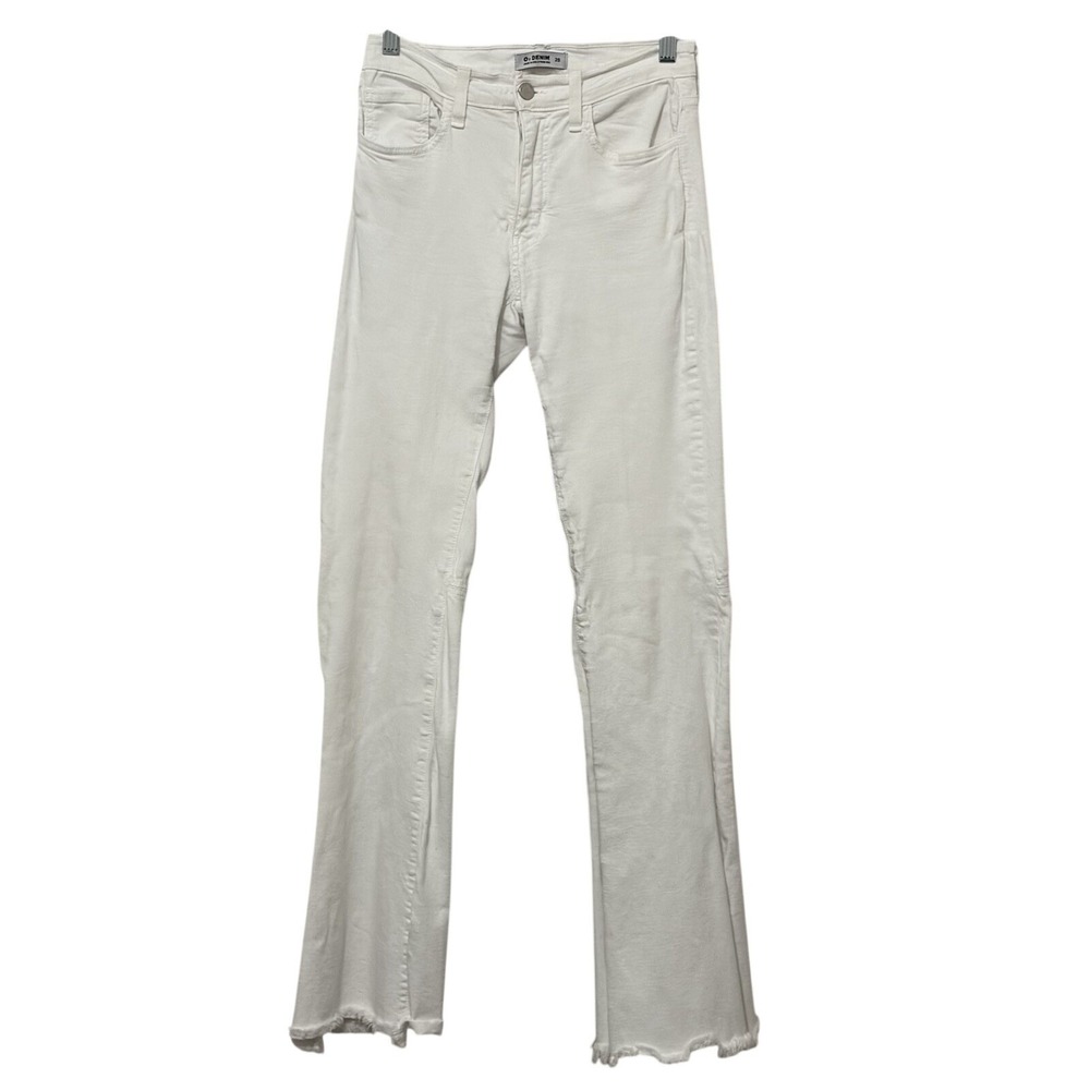 Flare Leg Denim Jeans 26 Boho Festival Retro Western Capsule European Summer